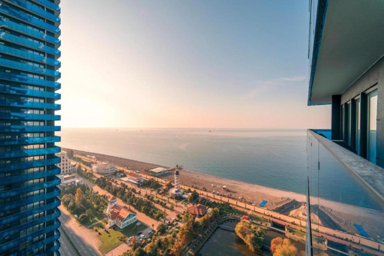 Panoramic Sea And City View Aparthotel In Orbi City 巴统 外观 照片
