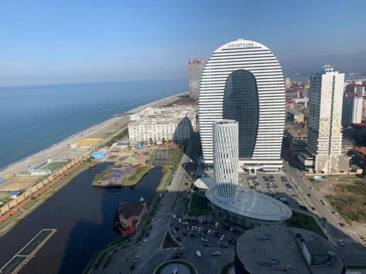 Panoramic Sea And City View Aparthotel In Orbi City 巴统 外观 照片